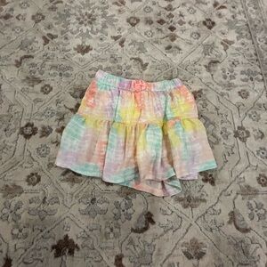 Rainbow Tie-Dye Kids Skirt